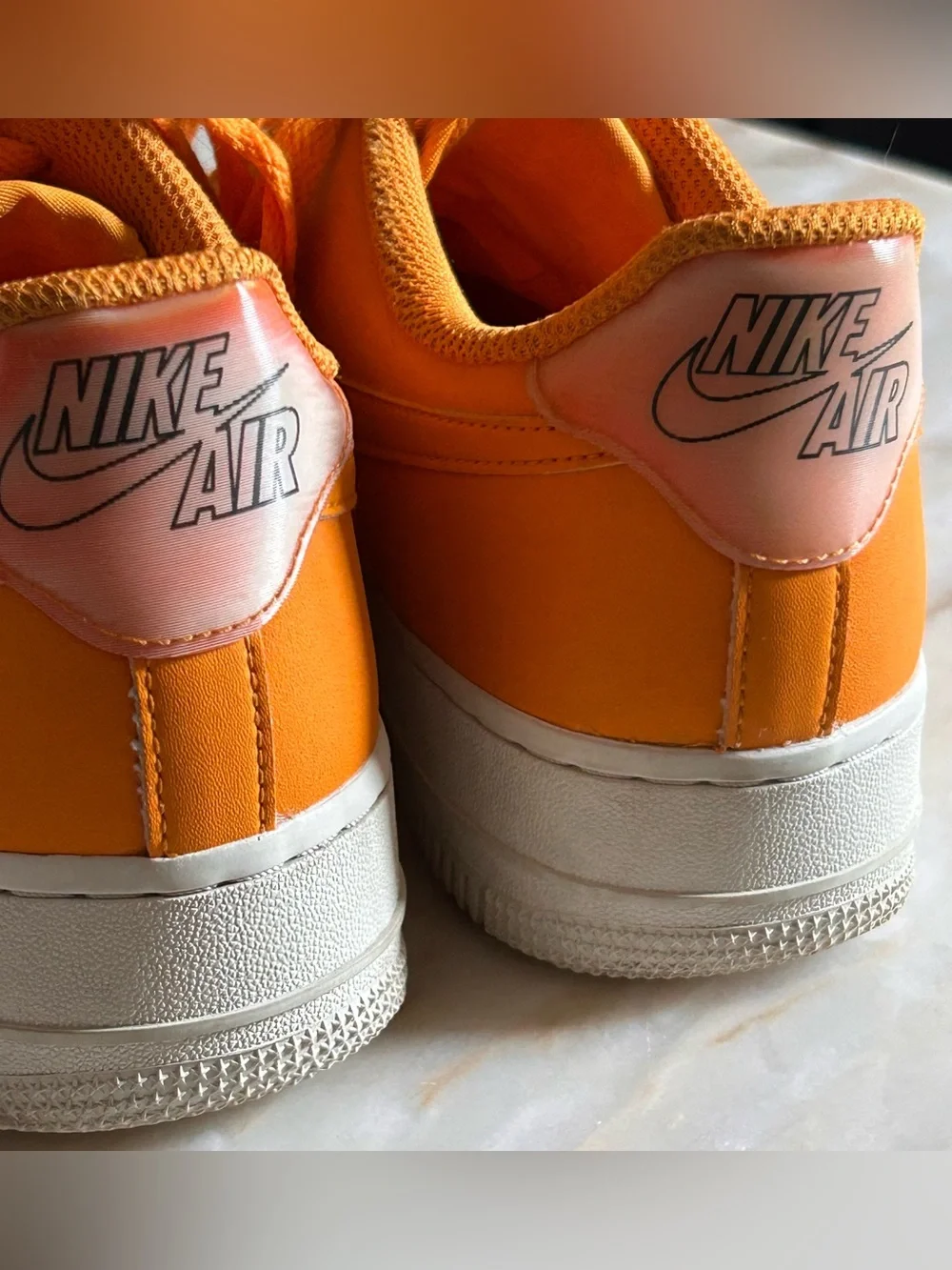Nike Air Force 1 Low Essential “Orange Peel”Lifestyle Sneakers Size 7.5 Womens